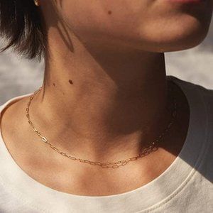 14kt Star Choker Women's Necklace